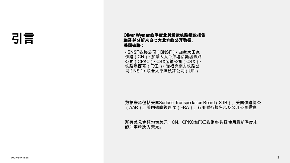 北美货运铁路2025年第一季度财务与运营绩效回顾